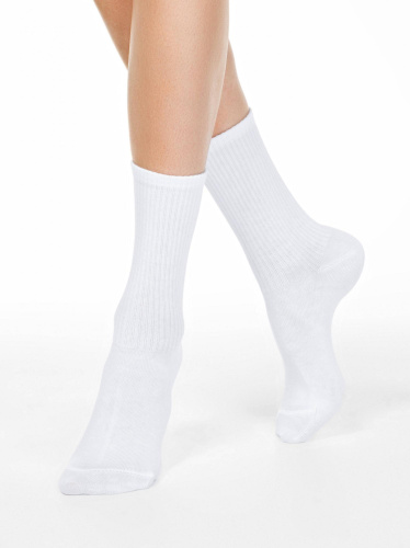 Women Socks ACTIVE 000 long white